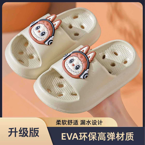 Zapatillas De Baño Con Dibujos Animados Para Niños, Huecas,