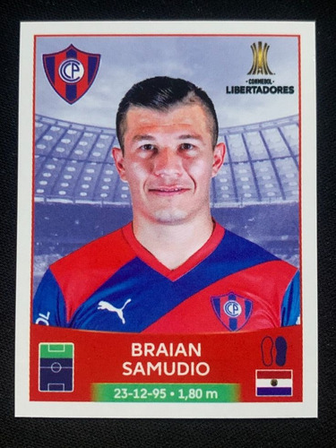 Figurita Copa Libertadores 2023 Braian Samudio #186