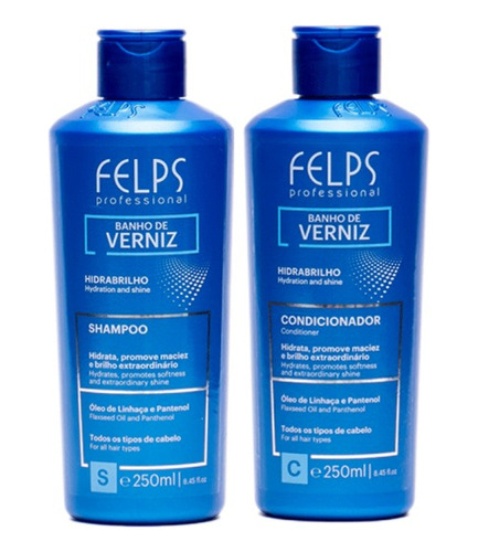 Banho De Verniz Felps Kit Duo 2x250ml 