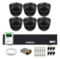 Comprar Kit 6 Câmeras Dome Vhd 1220 Black, Dvr 8 Canais, Hd 2tb Bar