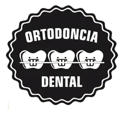 Vinil Decorativo Oficina Dentista Ortodoncia Dental