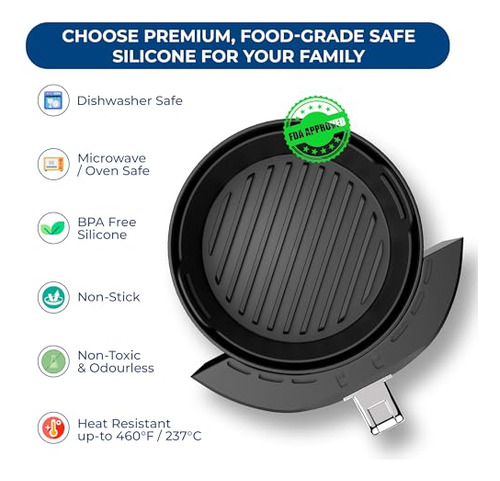 Forro De Silicona Premium Ninja 4 Quart Af101 | Grosor Del F