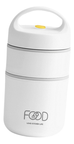 Fiambrera Apilable, Caja Bento Con Tapa Hermética Con Asa,