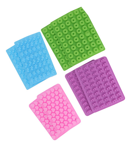 Molde De Silicona Para Caramelos Con Forma De Corazón, 10 Un