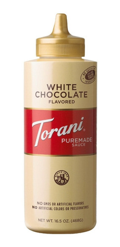 Chocolate Blanco Liquido Torani Importado