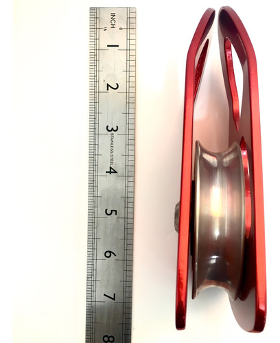 Polea Placas Oscilante Aluminio Balero 70kn Rescate Vertical