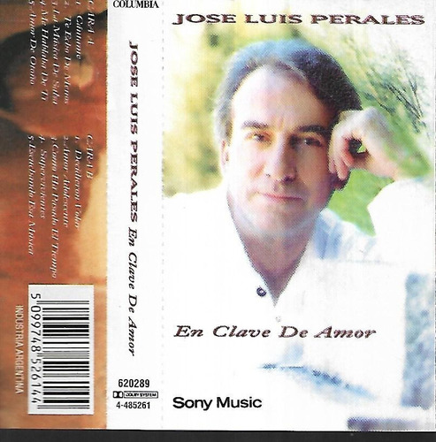 Jose Luis Perales Album En Clave De Amor Sello Sony Cassette