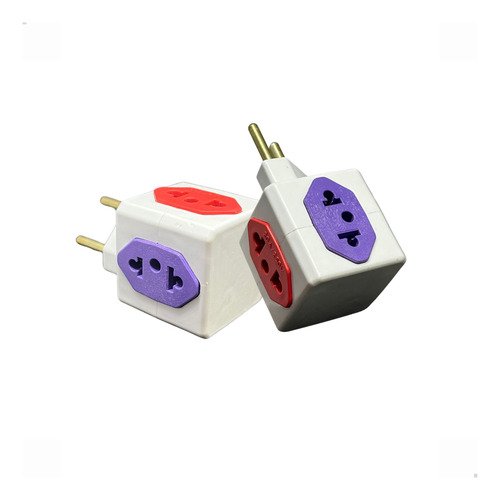Kit 2 Benjamin Cubo Adaptador $ Entradas 250 Colorido 10a