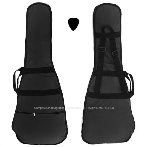 Funda Acolchada Para Guitarra Bajo Mochila Impermeable + Pua