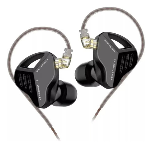 Auriculares In Ear Kz Zvx 1dd Cable Desmontable Sin Mic