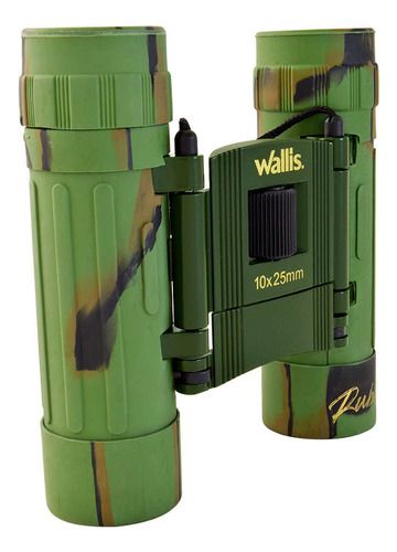 Binocular Verde Camuflaje Wallis Tipo Tejado Metal Revestido
