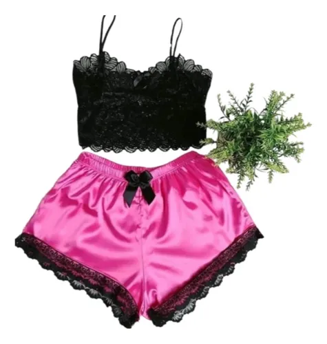 Pijamas cortas en satin new arrivals