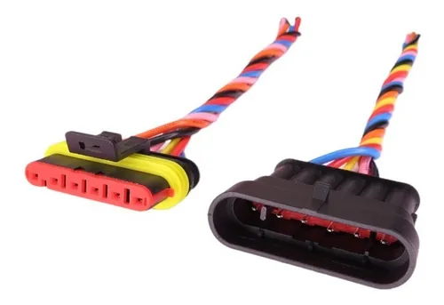 comprar Conector Enchufe 6 Pines Macho Hembra