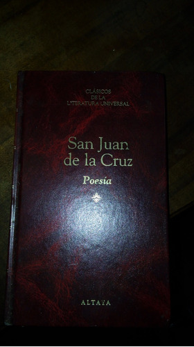 Libro San Juan De La Cruz  Poesía 