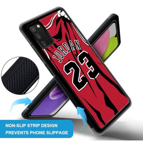 Funda Para Galaxy A03s Basketbplayer 36 Pattern 6.5 Plug Usa