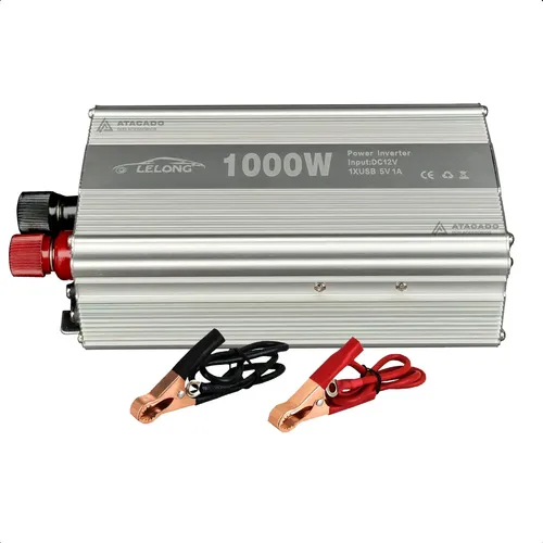 Inversor Corrente Elétrica 1000w 12v P/ 110v Saída Usb | Frete grátis