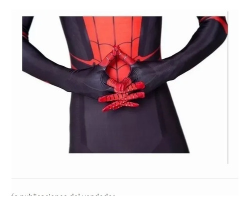 Imagen 4 de 4 de Spiderman Lejos De Casa Traje De Mono Cosplay Para Adultos