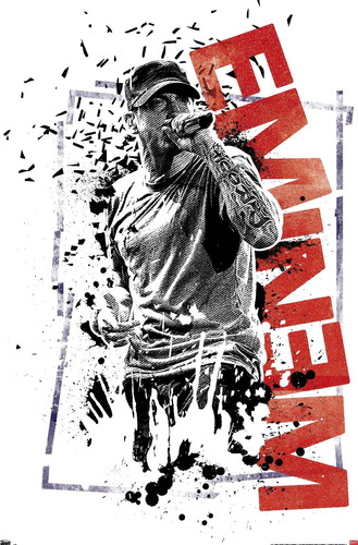 Trends International Eminem - Póster De Pared Desmoronada