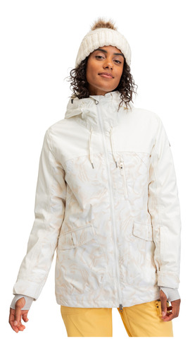Campera Roxy Mujer Snow Stated Impermeable 15k Nieve