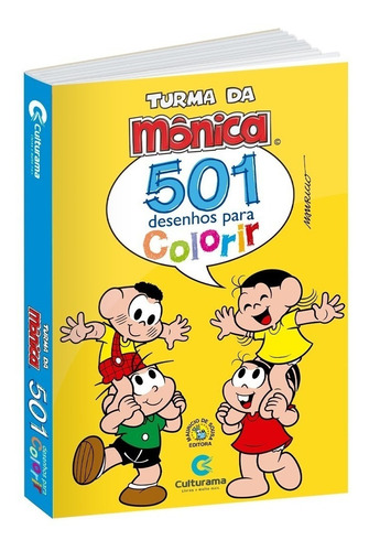 Livro Infantil 501 Desenhos Turma Da Mônica Culturama