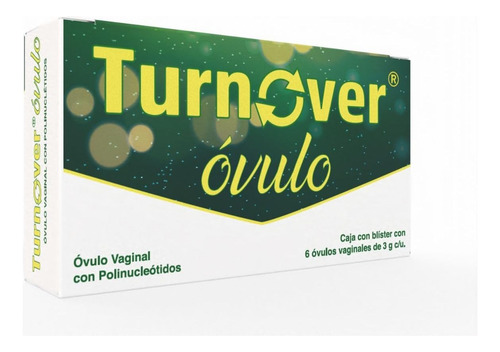 Turnover Ovulo Vaginal 3 G C/u C/polinucleotidos Caja C/6