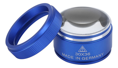Lupa Portátil Azul, Lupa De Mano 30x Para