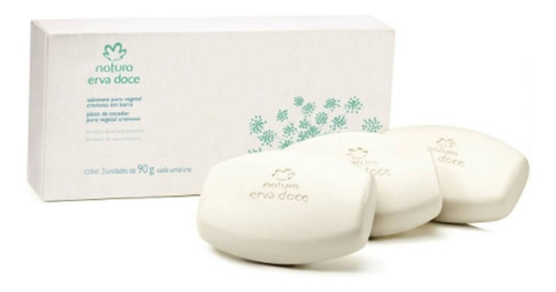 Sabonete Erva Doce Natura 4cx - 12 Sabonetes X 90g