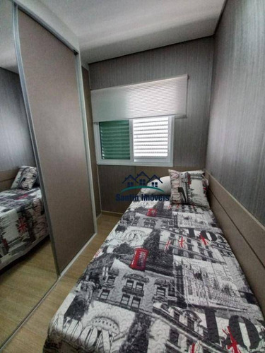 Imagem 20 de 30 de Sobrado *mobiliado E Decorado Com 3 Quartos, (01 Suíte ) Espaço Gourmet, 04 Vagas Cobertas À Venda, 150 M²- Vila Alto De Santo André - Santo André/sp - So0414