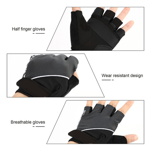 1 Par De Guantes Antideslizantes Para Deportes Al Aire Libre