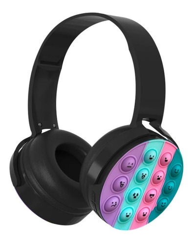 Auriculares Vincha Bluetooth Popit Emoji Con Micrófono Fm