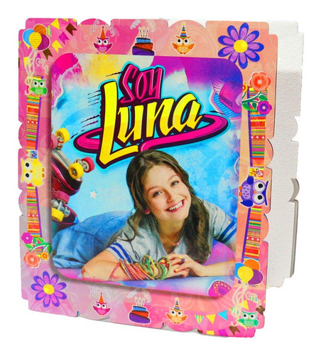 Piñata De Soy Luna Cuadrada Infantil Fiesta Arlequín