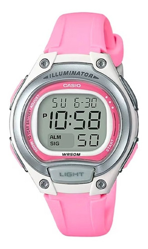 Reloj Mujer Casio Lw-203-4a Rosado Digital / Lhua Store