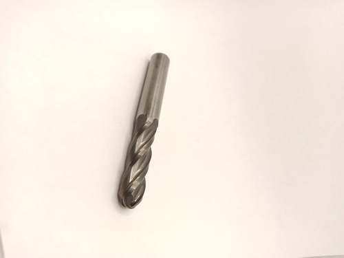 End Mill 4 Filos Bola De Carburo De Tungsteno