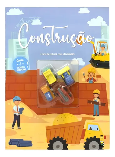 Aventuras Com Borrachas - Colorir & Atividades: Construcao