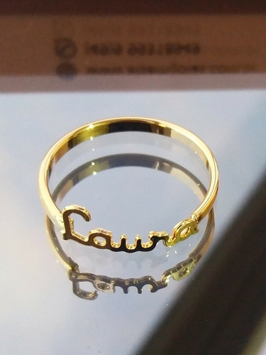 Imagem 3 de 6 de Anel De Nome Personalizado