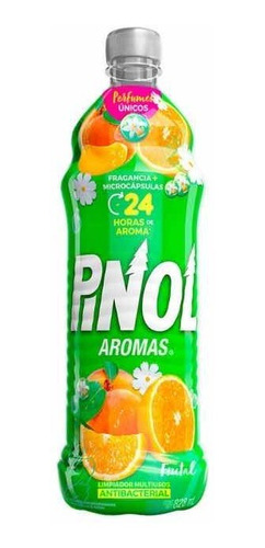 Caja Limpiador Pinol Aromas Frutal 12 Piezas De 828ml C/u