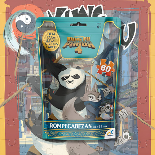Rompecabezas 60 Piezas Kung Fu Panda Juego Infantil