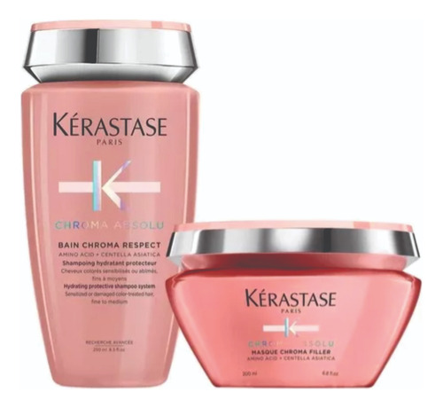 Kérastase Bain Chroma Respect + Masque Chroma Filler