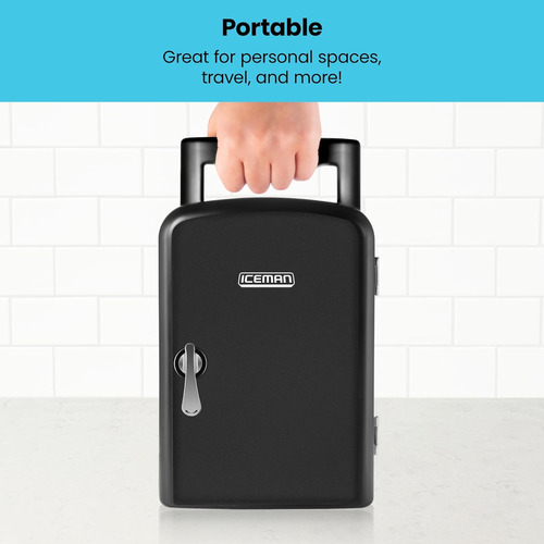 Mini Nevera Chefman Electrica, Portable De 4l, Negro Pizz...