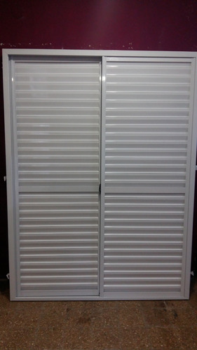 Postigon Corredizo De Aluminio Blanco 150 X 120