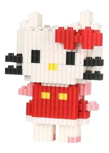 Mini Bloque Armable Figura 3d Super Héroe 624pcs Hello Kitty