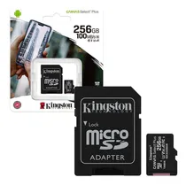 Comprar Memoria Micro Sd Kingston 256gb Canvas Select + Adaptador