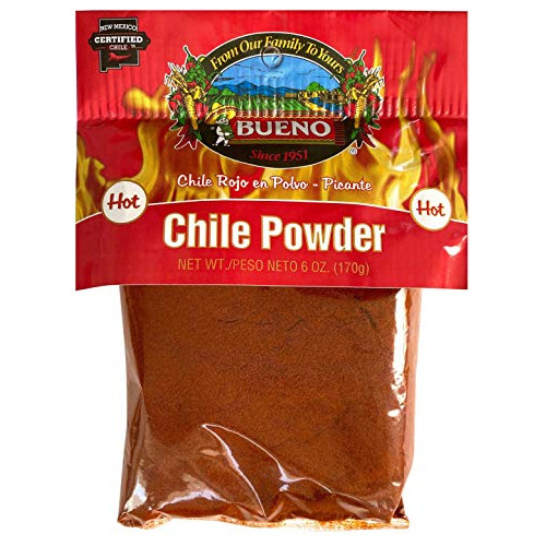 Polvo Caliente De Chile Rojo Bueno - Hecho Con Chile Hatch