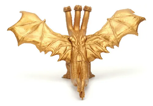 Figura De Dinosaurio Ghidorah, Dragón De Tres Cabezas,