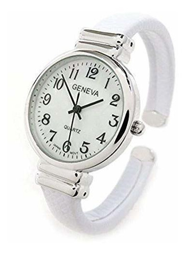 Reloj Brazalete Estilo De La Serpiente Blanca Nueva Banda De