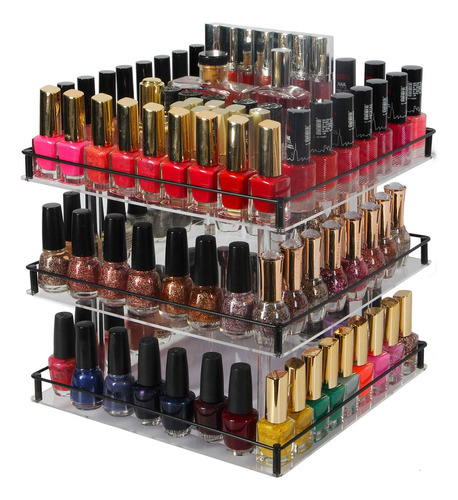 Mk302  acrilico Nail Polish Rotating Display Rack