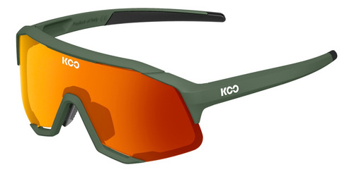 Lentes De Sol Koo Demos Gafas De Ciclismo Lente Verde/naranja