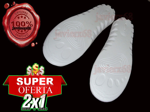 Imagen 4 de 8 de Plantillas Calzado Termoconformada De Gel Latex Micro Fibra
