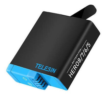 Imagen 4 de 6 de Bateria + Cargador Box Para Gopro Hero 8/7/5/6 Telesin