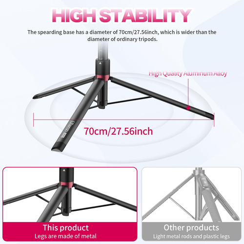 Soporte De Trípode Ulanzi At-01 Extensible 150 Cm Para Cámar